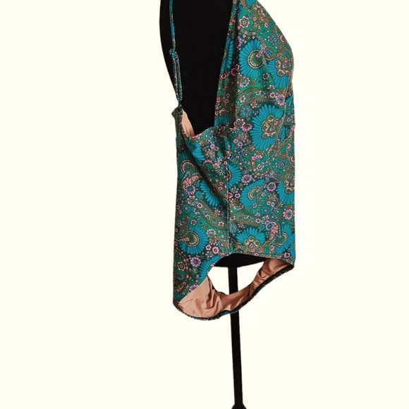 J.CREW  Women's Eco Plunge V-neck One-piece  Paisley  Plus size 24 - Picture 3 of 8